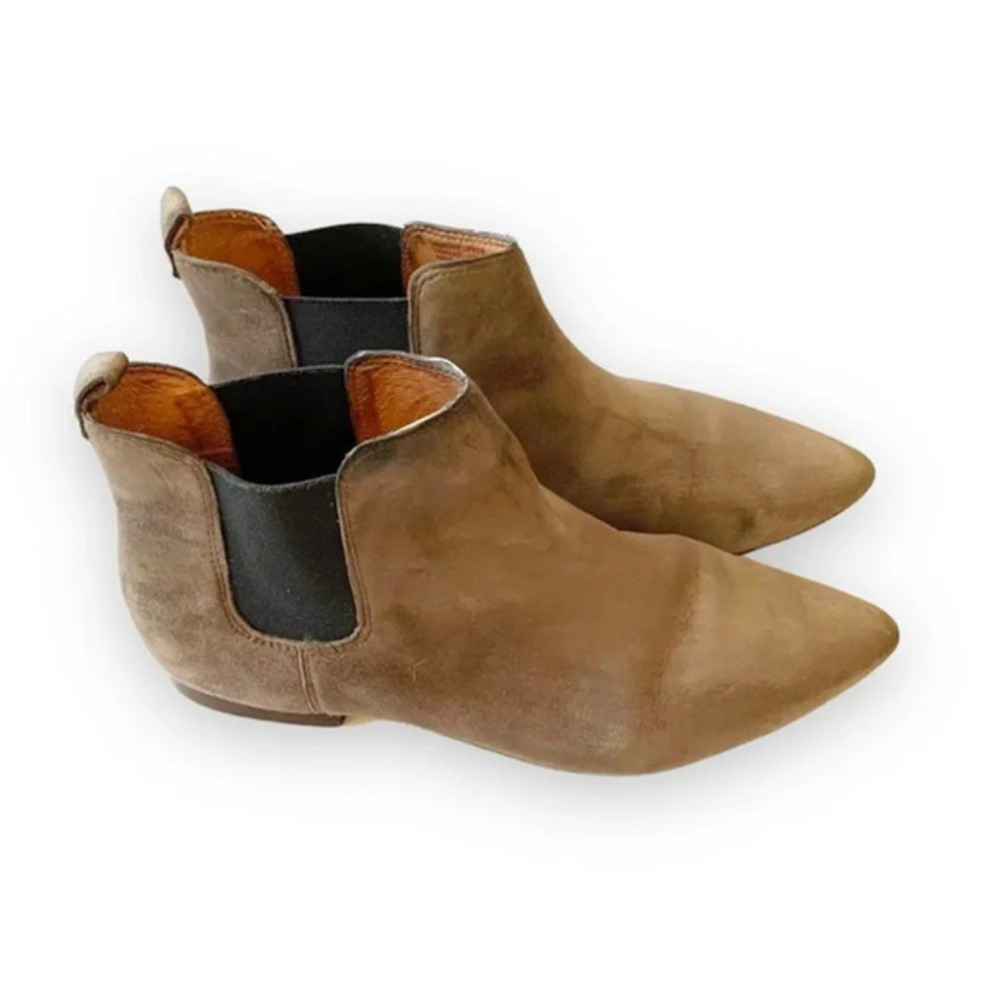 Madewell Gray Suede Nico Ankle Boot Castlerock Women’s Size 7.5‎ Classic Style